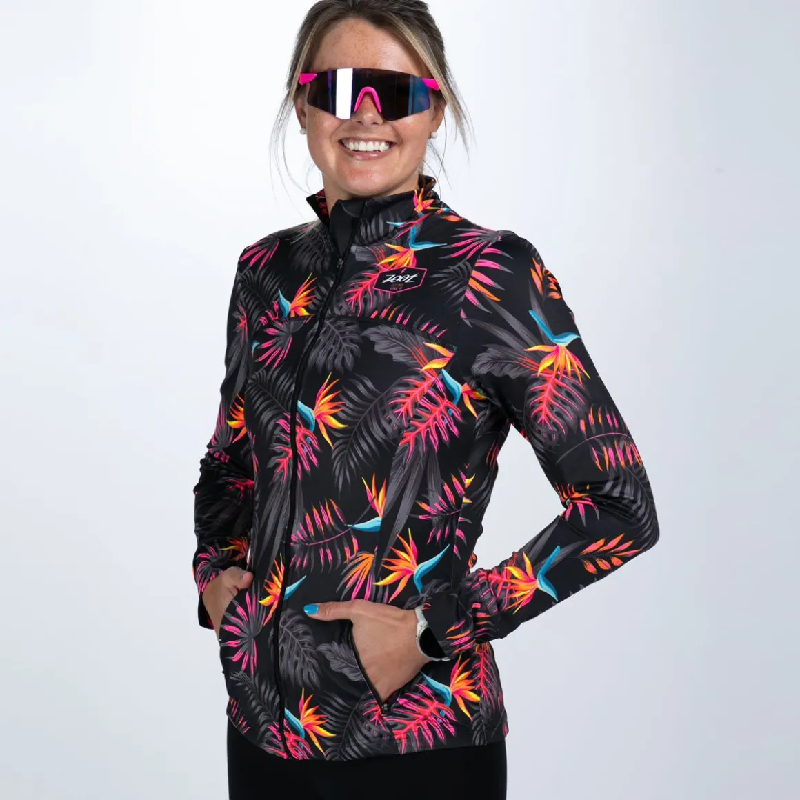Women's Ltd Run Pulse Jacket - Tropical Magic