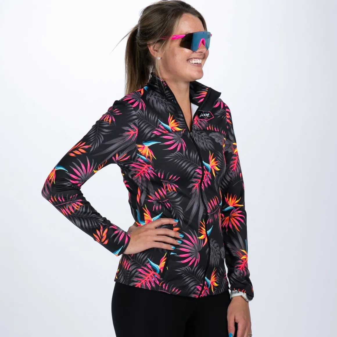 Women's Ltd Run Pulse Jacket - Tropical Magic