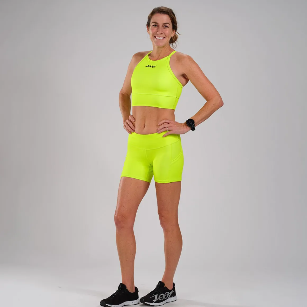 Women's LTD Run Pulse Short - Neon Yellow