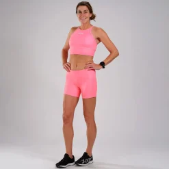 Women's LTD Run Pulse Short - Neon Coral