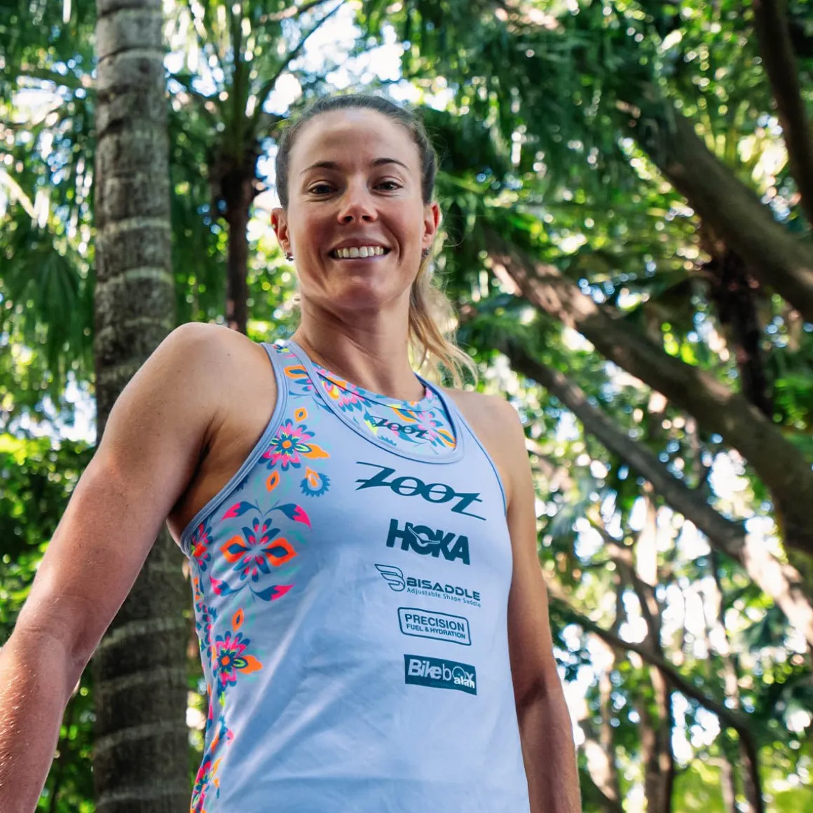 Women's Ltd Run Singlet - Kaleidoscope