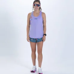 Women's Ltd Run Singlet - Kaleidoscope