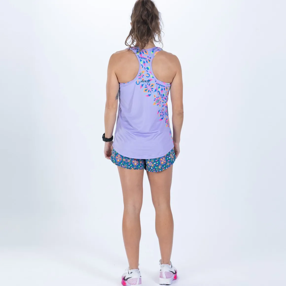 Women's Ltd Run Singlet - Kaleidoscope