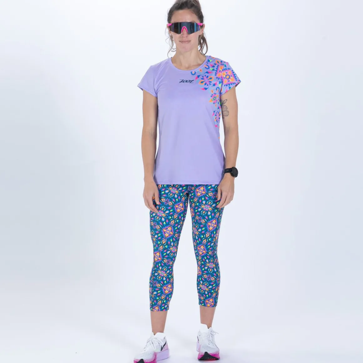 Women's Ltd Run Tee - Kaleidoscope