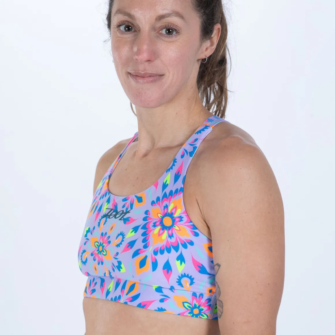 Women's Ltd Swim Crossback Bikini Top - Kaleidoscope