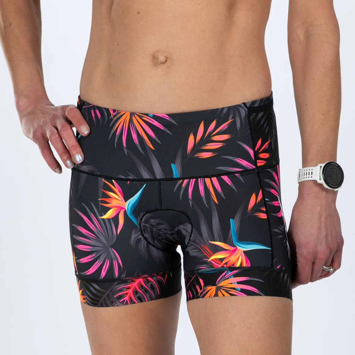 Women's Ltd Tri 4" Short - Tropical Magic