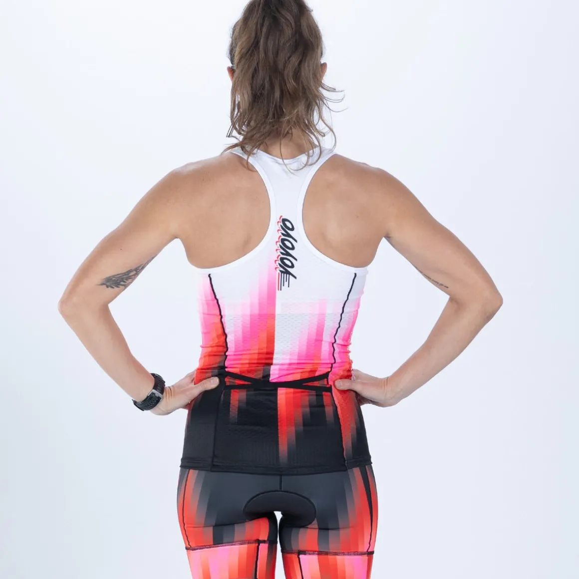 Women's Ltd Tri Racerback - Yo Yo Yo