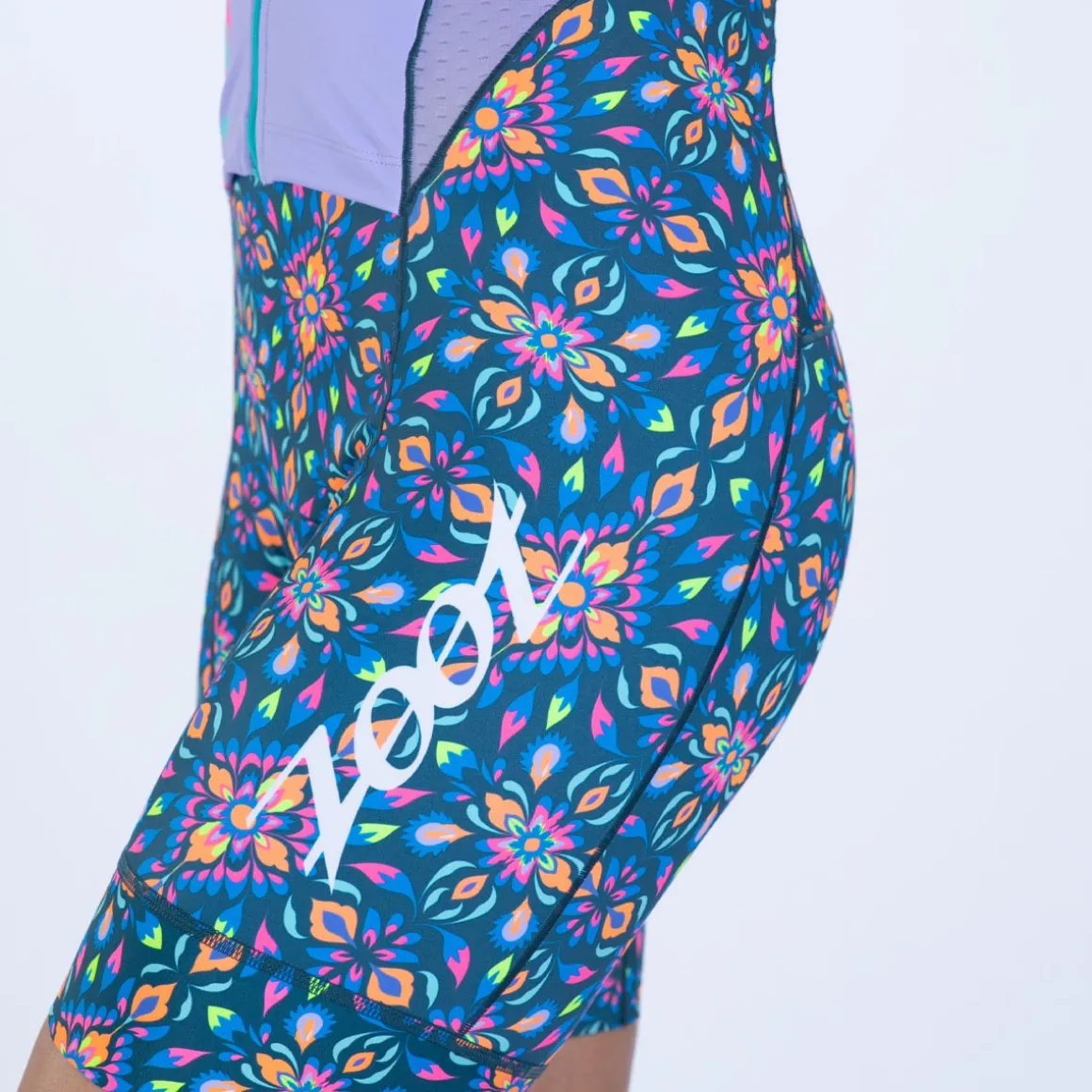 Women's Ltd Tri Slvs Fz Racesuit - Kaleidoscope