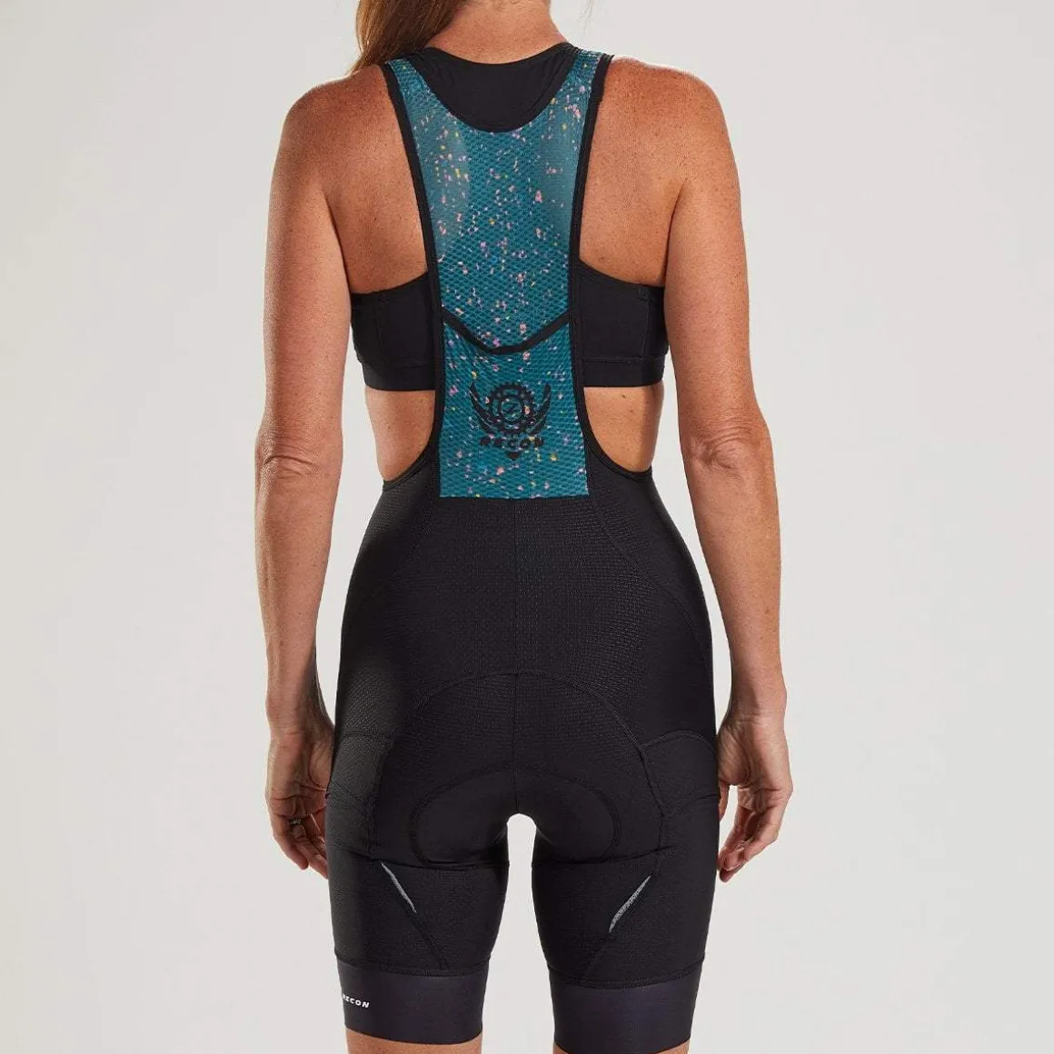 Womens Recon Cycle Bib - Coal Black