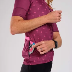 Women's Recon Cycle Jersey - Plum