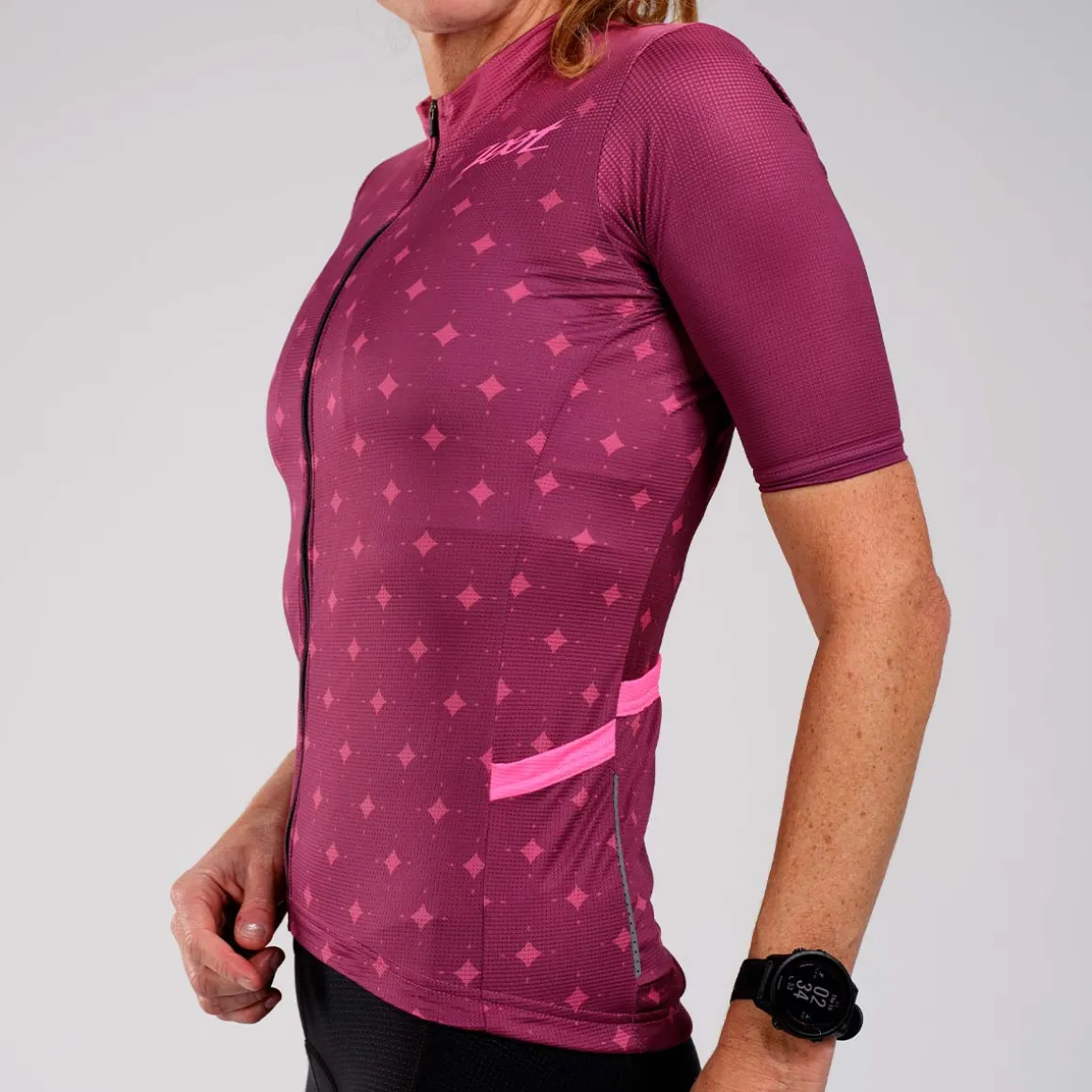Women's Recon Cycle Jersey - Plum