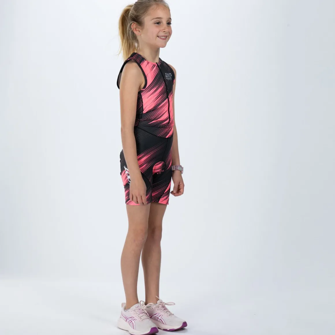 Youth Ltd Tri Protégé Racesuit - DriftSPEED Hot Coral