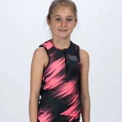 Youth Ltd Tri Protégé Tank - DriftSPEED Hot Coral