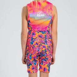 Youth Protégé Ltd Tri Racesuit - Club Aloha Pink