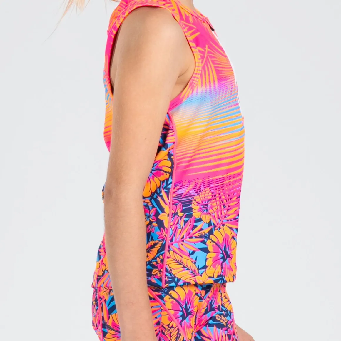 Youth Protégé Ltd Tri Tank - Club Aloha Pink